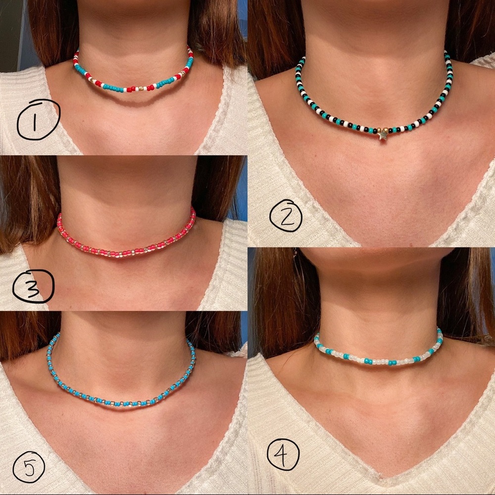 Handmade Seed Bead Necklace